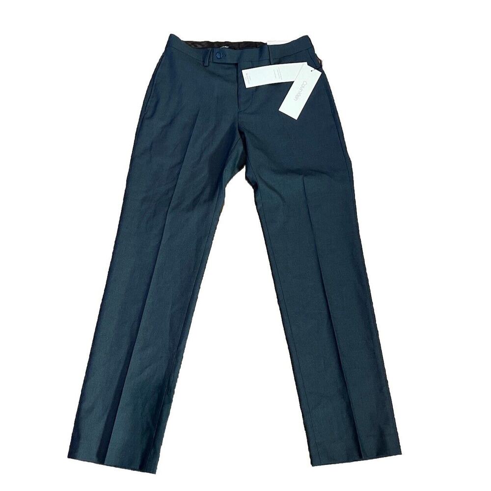 Man's Pants Calvin Klein Mens Jerome Slim Fit Dress Pant 30 X 30